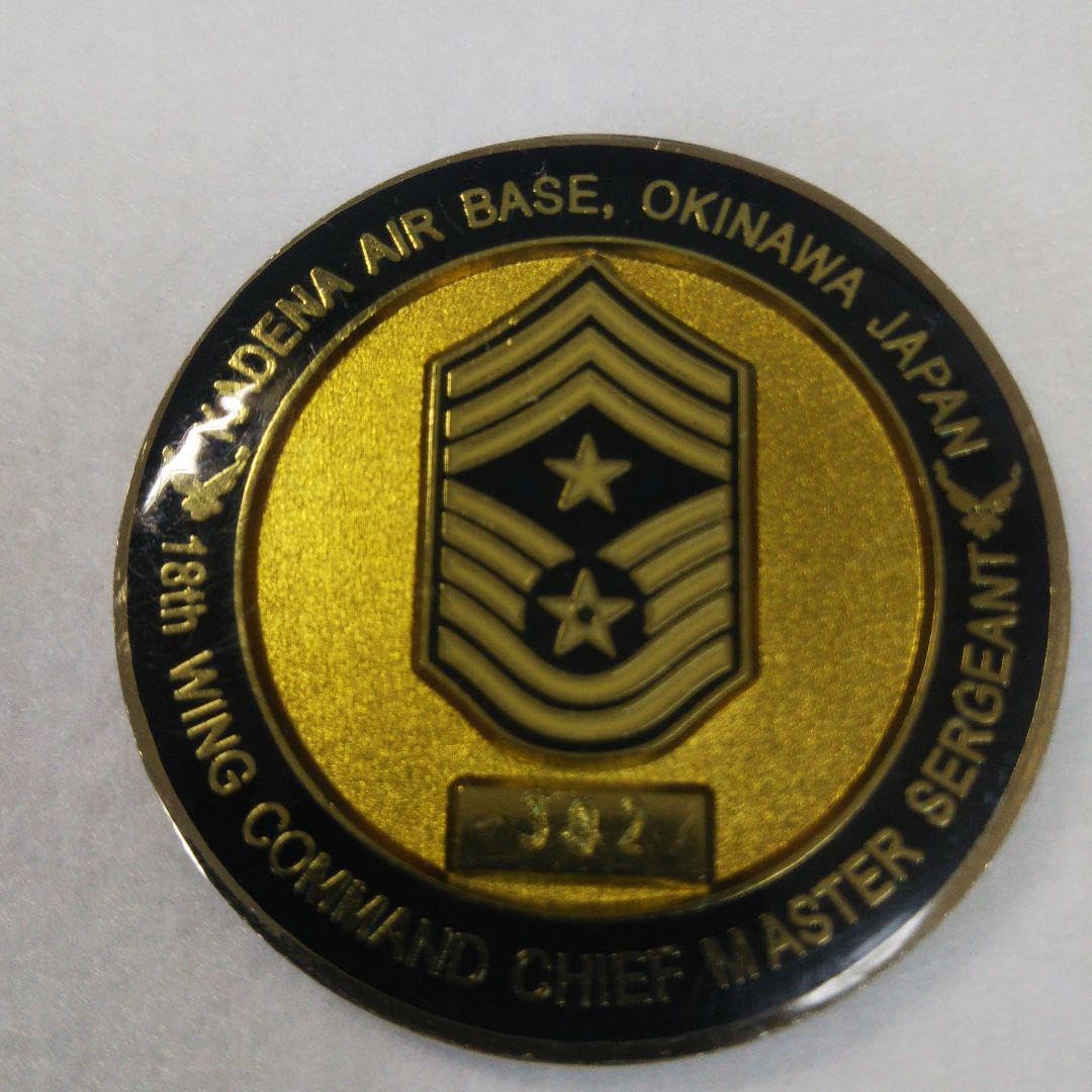 Amazon.co.jp: 米空軍 嘉手納基地 第18航空団最先任上級曹長
